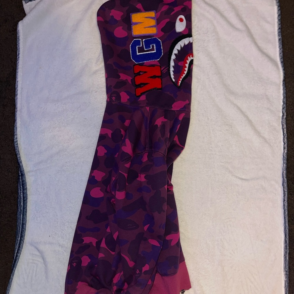 Purple 2019 bape hoodie